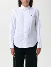 Polo Ralph Lauren Relaxed Fit Linen Shirt In White