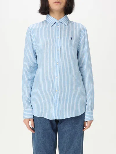 POLO RALPH LAUREN SHIRT POLO RALPH LAUREN WOMAN COLOR WHITE,G67324001