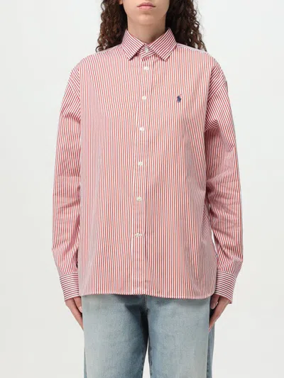 POLO RALPH LAUREN SHIRT POLO RALPH LAUREN WOMAN COLOR WHITE,G76720001