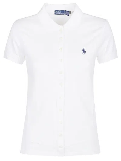 Polo Ralph Lauren White Cotton Polo Shirt