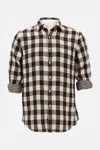 Polo Ralph Lauren Button-down Collar Logo-embroidered Checked Cotton Shirt In White