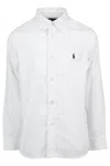 Polo Ralph Lauren Cotton Mesh Polo Shirt In White