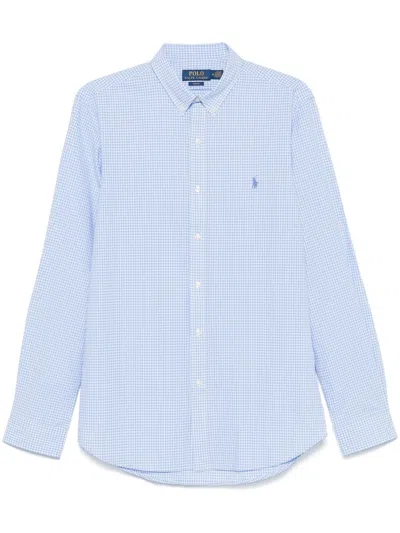 Polo Ralph Lauren Shirt With Logo In Blue