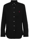 Polo Ralph Lauren Custom-fit Garment Dyed Oxford Shirt In Black
