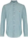 Polo Ralph Lauren Cotton Chambray Button-down Shirt In Blue