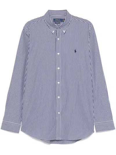 Polo Ralph Lauren Shirt With Logo In Blue