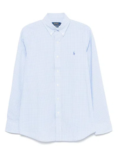 Polo Ralph Lauren Shirt With Logo In Blue