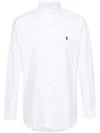 Polo Ralph Lauren Polo Pony-embroidered Long-sleeve Shirt In White