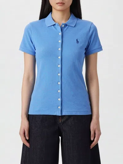 Polo Ralph Lauren Hemdbluse  Damen Farbe Hellblau In Blue
