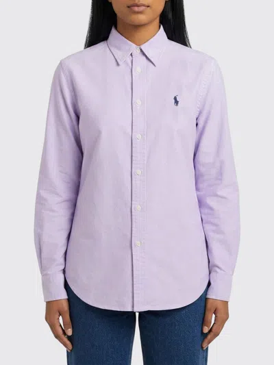 Polo Ralph Lauren Shirt  Woman Color Lilac In Purple