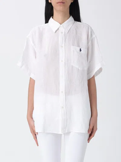 Polo Ralph Lauren Shirt Woman  In White