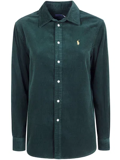 Polo Ralph Lauren Shirt Woven Sport Shirt In Green