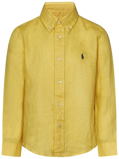 Polo Ralph Lauren Kids' Shirt In Yellow
