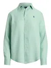 Polo Ralph Lauren Chemise En Lin In Green