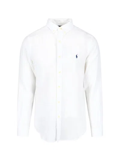 Polo Ralph Lauren Logo Shirt In White