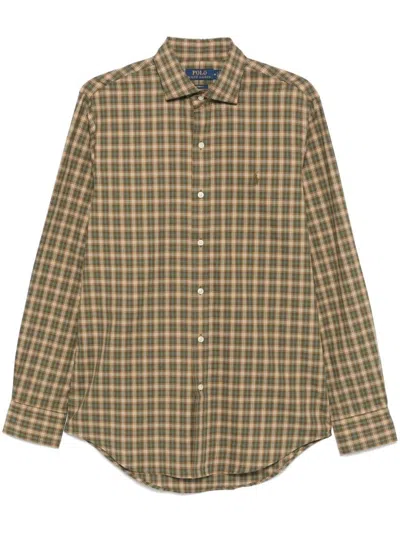 Polo Ralph Lauren Shirts In 6551 Olive Khaki Multi