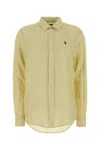 Polo Ralph Lauren Embroidered Linen Shirt In Animal Print