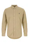 Polo Ralph Lauren Beige Oxford Shirt In Beige O Tan