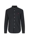 Polo Ralph Lauren Custom-fit Garment Dyed Oxford Shirt In Black