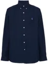Polo Ralph Lauren Core Replen Stretch Cotton Shirt In Blue