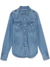 Polo Ralph Lauren Western Denim Shirt In Blue