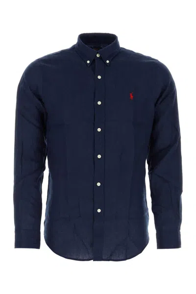 Polo Ralph Lauren Long-sleeved Shirt - 蓝色 In Dark Blue