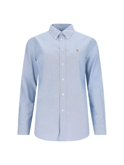 Polo Ralph Lauren Light Blue Cotton Shirt