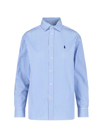 Polo Ralph Lauren Shirts Blue In Weiss