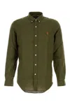 Polo Ralph Lauren Long Sleeve Sport Shirt In Black