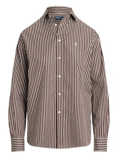 Polo Ralph Lauren Shirts In Burgundy