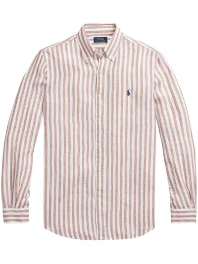 Polo Ralph Lauren Shirts Multicolour In Beige