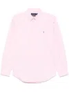 Polo Ralph Lauren Classic Fit Solid Pink Linen Button-down Shirt In Pink