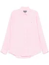 Polo Ralph Lauren Custom Fit Stretch Poplin Shirt Man Shirt Pink Size Xxl Cotton, Elastane In Pink