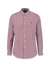 Polo Ralph Lauren Long Sleeve Sport Shirt Clothing In Red