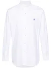 Polo Ralph Lauren Polo Pony-embroidered Long-sleeve Shirt In White
