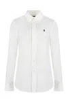 Polo Ralph Lauren Long-sleeve Button-up Shirt With Tailored Fit In White