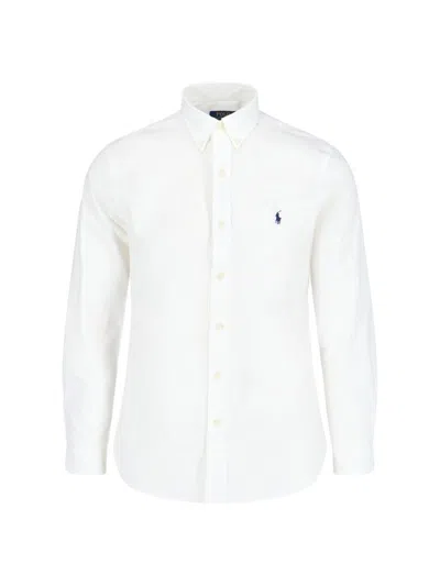 Polo Ralph Lauren Logo Shirt In White