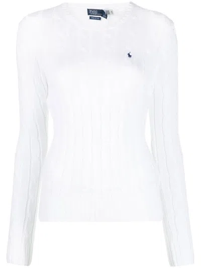 Polo Ralph Lauren Julianna Long Sleeve Pullover In White