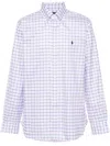 Polo Ralph Lauren Polo Pony-embroidered Shirt In White/pink Multi