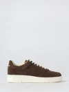 Polo Ralph Lauren Suede Low-top Lace-up Sneakers In Brown