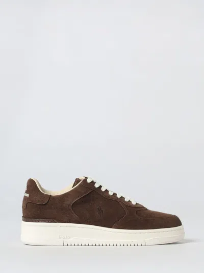 POLO RALPH LAUREN SNEAKERS POLO RALPH LAUREN MEN COLOR BROWN,H61231032
