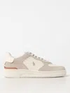 Polo Ralph Lauren Masters Court Sneakers In Ecru