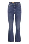 Polo Ralph Lauren Short And Flared Jeans In Blue