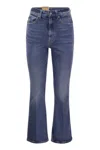 Polo Ralph Lauren Short And Flared Jeans In Blue