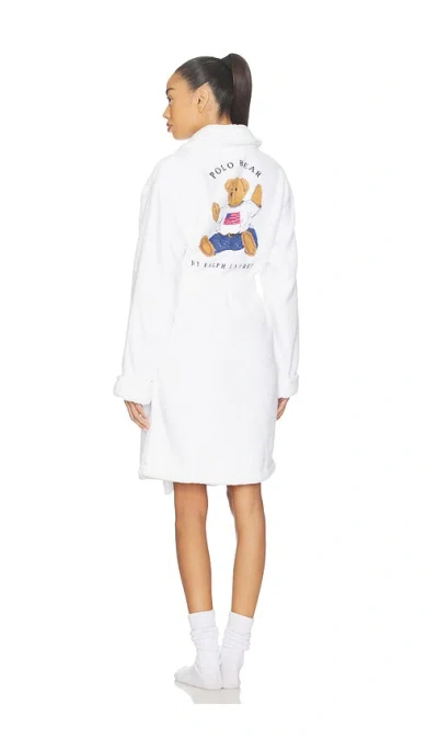 Polo Ralph Lauren Short Bear Robe In White
