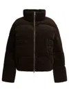 Polo Ralph Lauren Short Down Jacket With Pony Jackets And Coats Brown In Brown