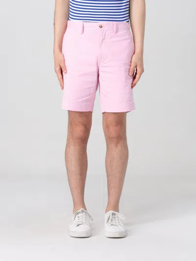 Polo Ralph Lauren Embroidered Logo Chino Shorts In Rosa