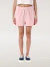 Polo Ralph Lauren Fleece Short Elastic Waistband In Pink