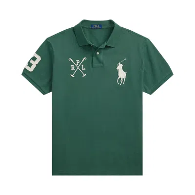 Pre-owned Polo Ralph Lauren Short-sleeve Basic Mesh Novelty Big Pony Polo 'washed Forest' | Green | Men's Size