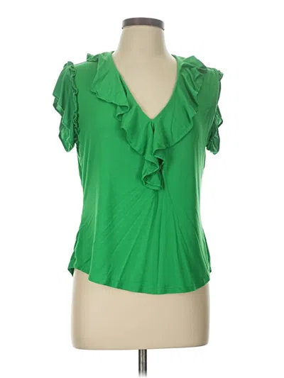 Pre-owned Polo Ralph Lauren Short Sleeve Blouse In Green